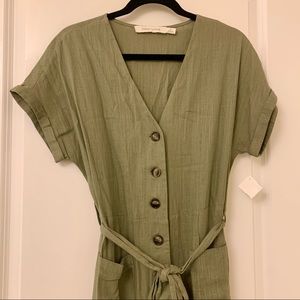 Bishop & Young green jumpsuit, never worn with tags